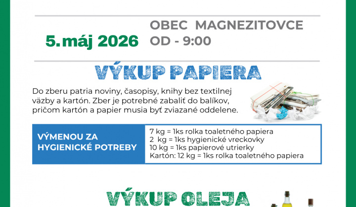 Fotka - Výkup papiera a oleja 